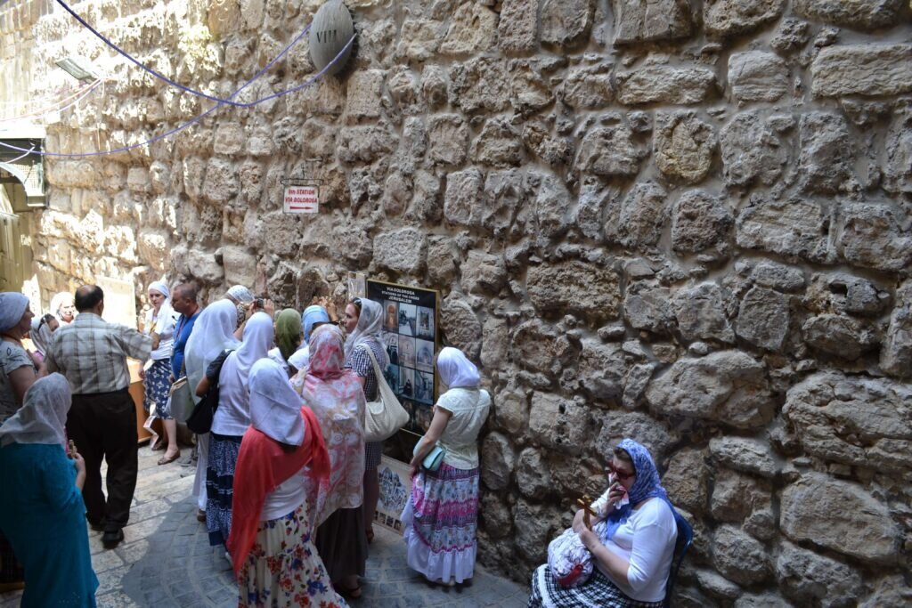 Наша группа на улицах Иерусалима