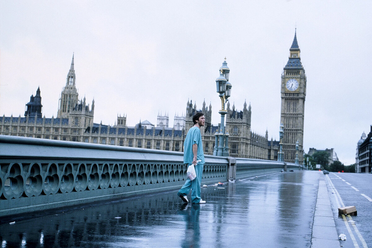 British Film Council / DNA Films📷Киллиан Мерфи в фильме 2002 года «28 дней спустя», режиссер Дэнни Бойл