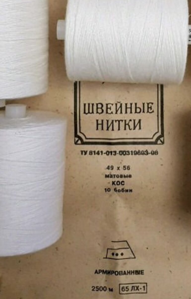 нитки для отделочных строчек
