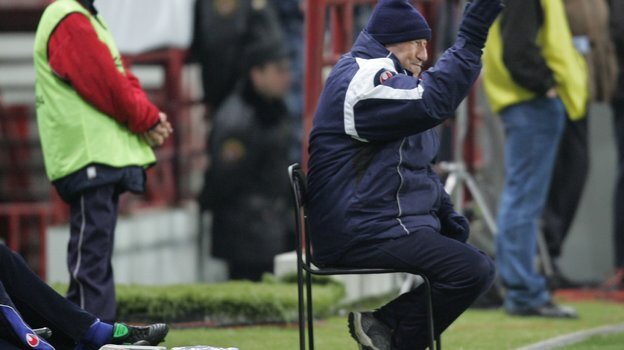    Ги Ру во время первого матча 1/4 финала Кубка УЕФА между ЦСКА и «Осером» в Москве 7 апреля 2005 года (4:0).Александр Вильф архив «СЭ»