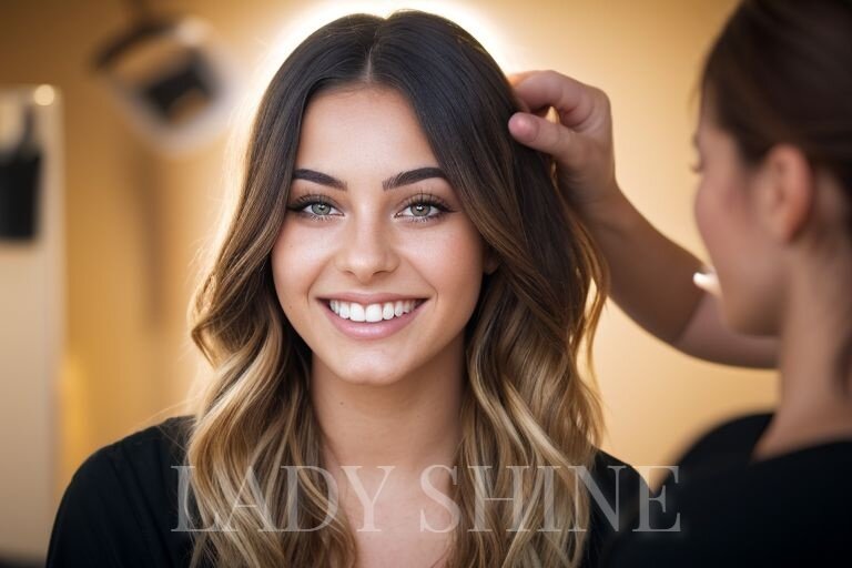 Калифорнийская техника мелирования в салоне красоты "Леди Shine"