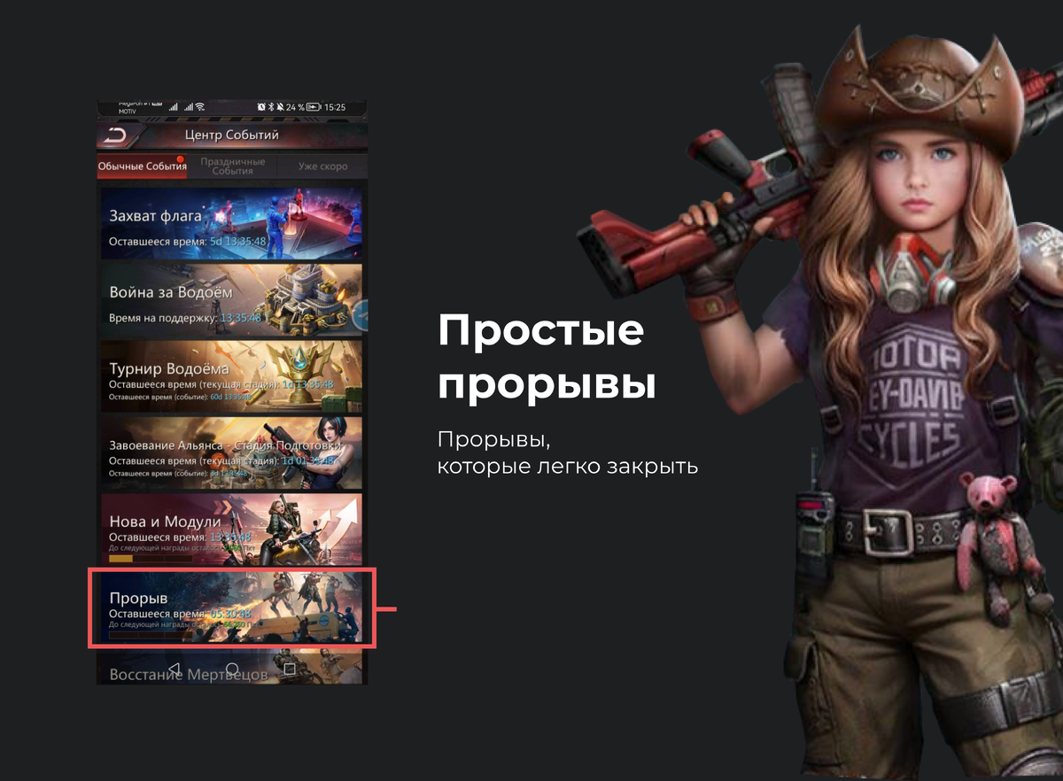 Простые прорывы в Puzzle Survival