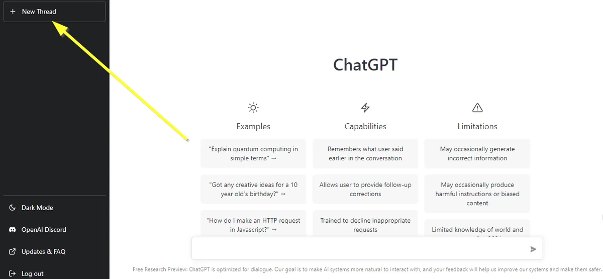 Как снять ограничения с chatgpt