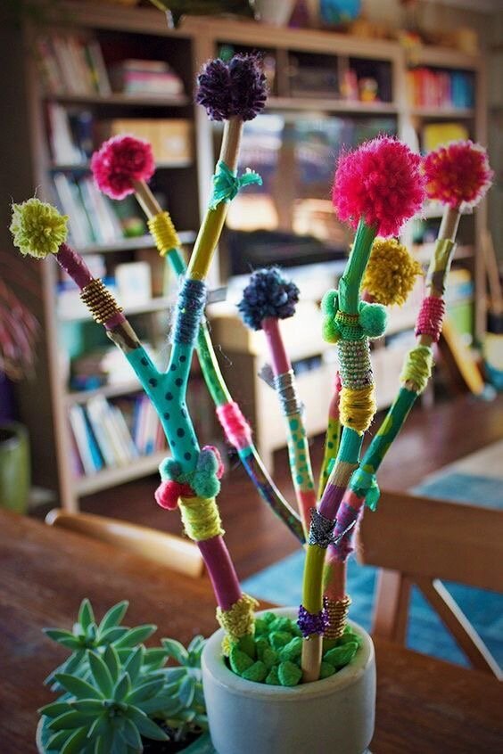 Букет из палочек