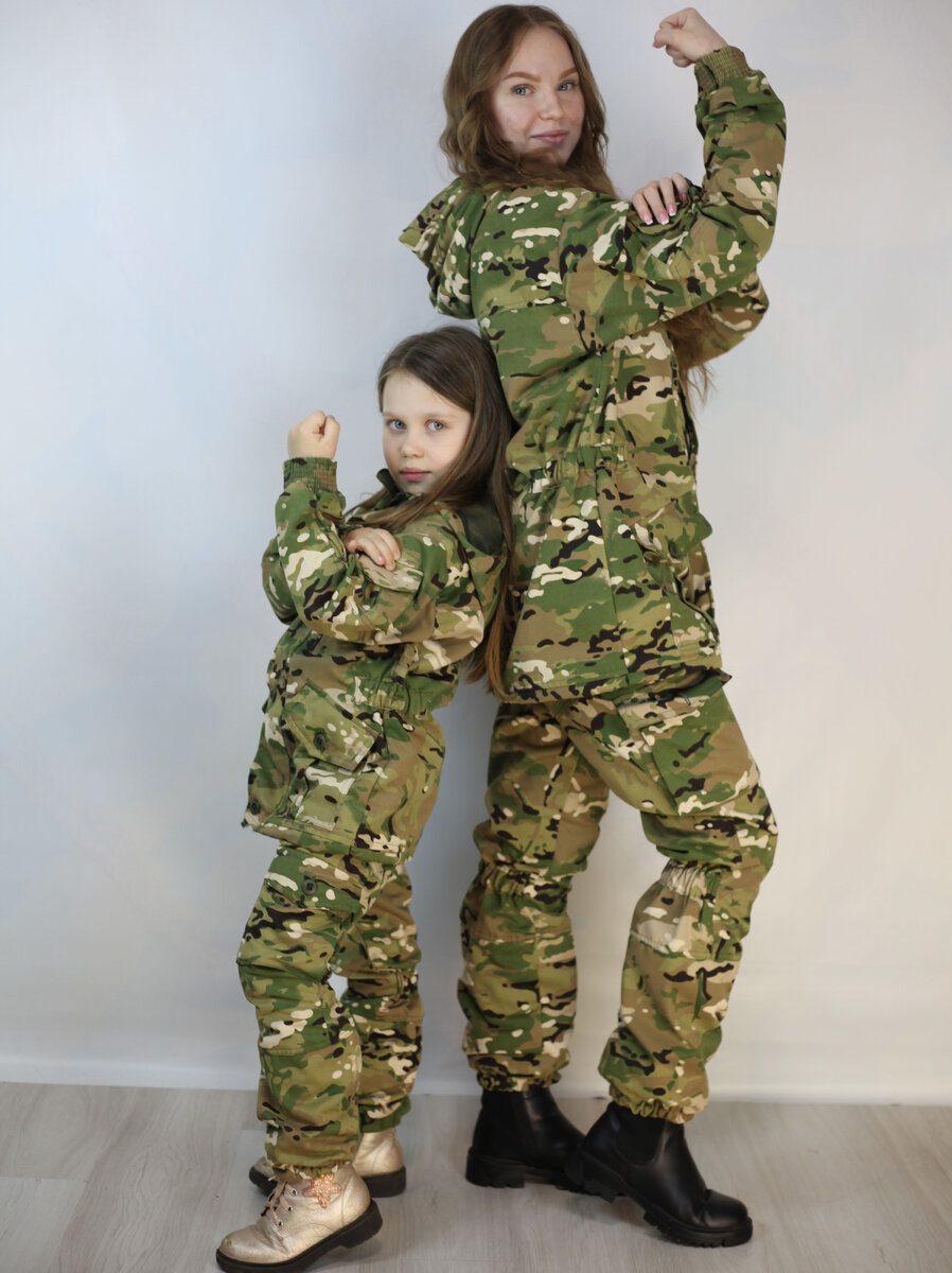 детский камуфляжный костюм