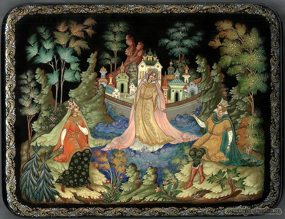 Палехская шкатулка