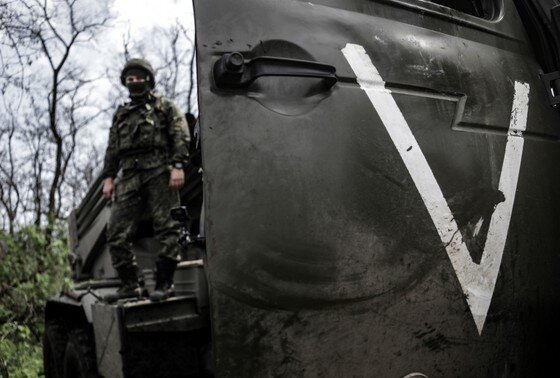    Военнослужащий РФ из расчета реактивной системы залпового огня «Град»