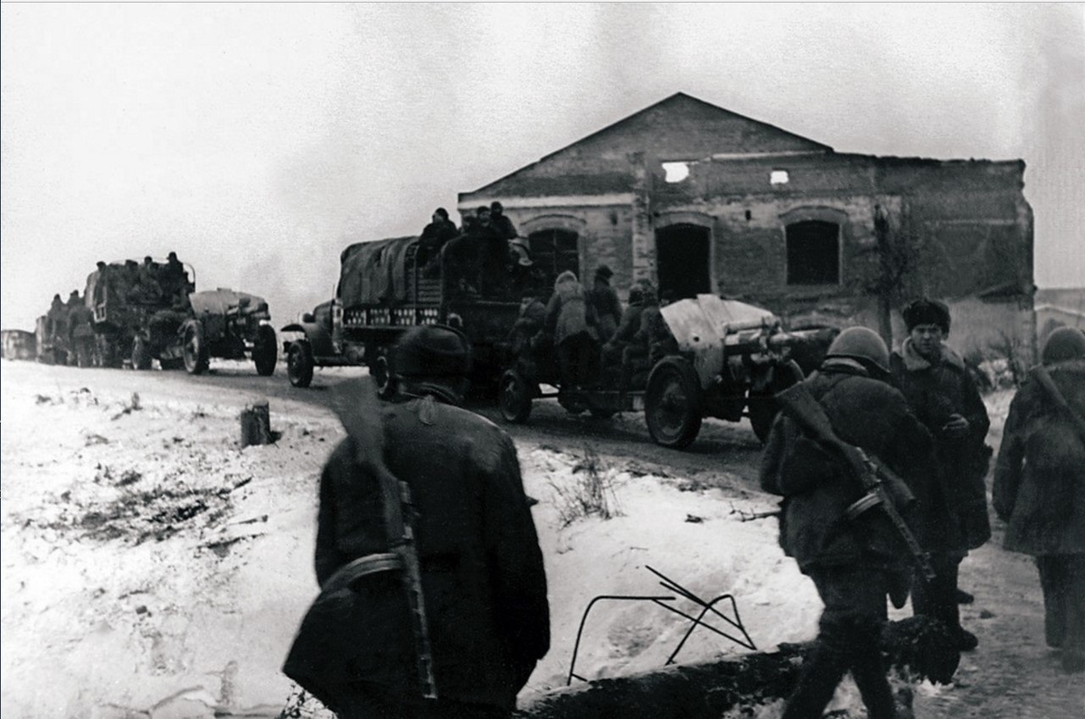 Продвижение частей Красной Армии под Красным селом, январь 1944 г. 