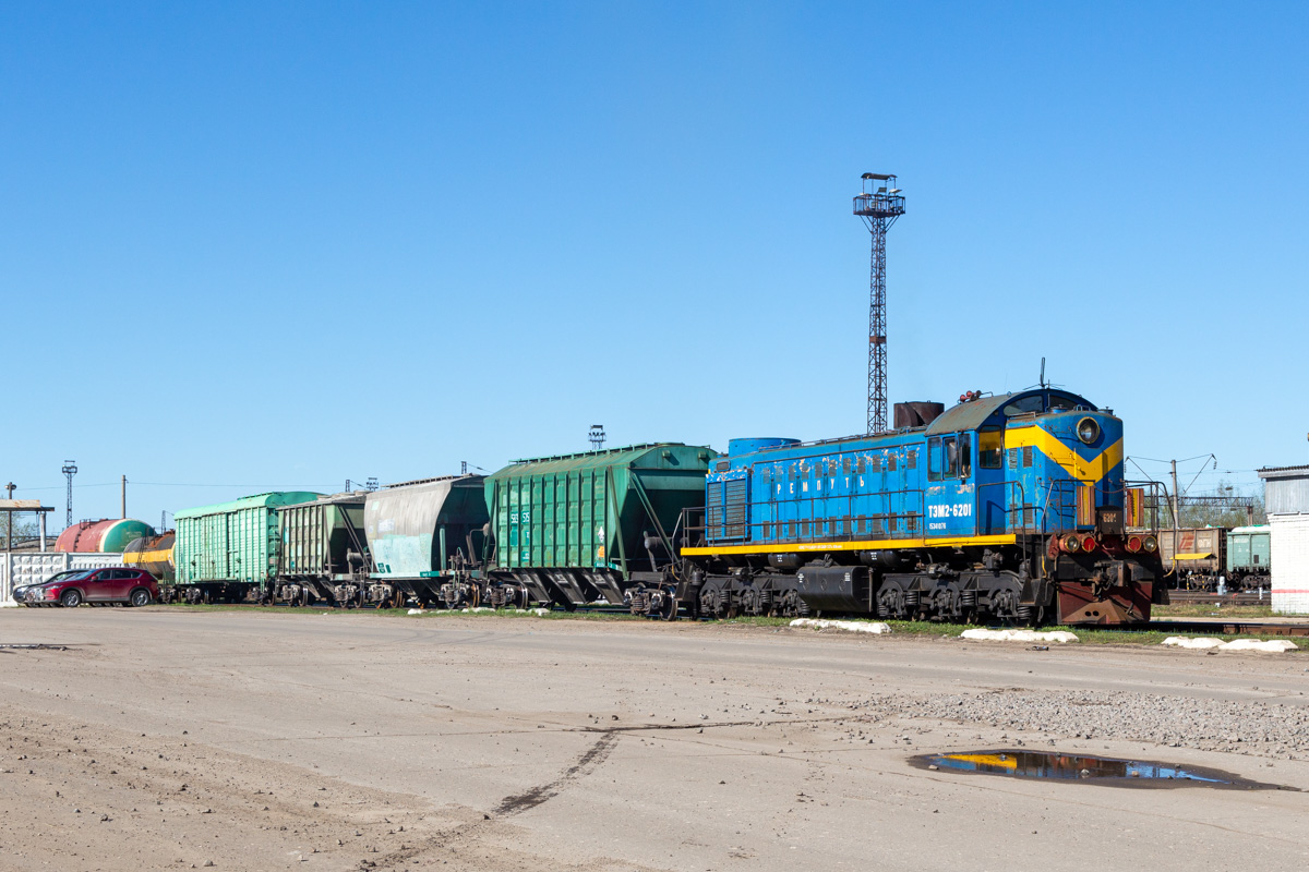 тепловоз ТЭМ2-6201 станция Нижний Новгород-Сортировочный
Россия, город Нижний Новгород