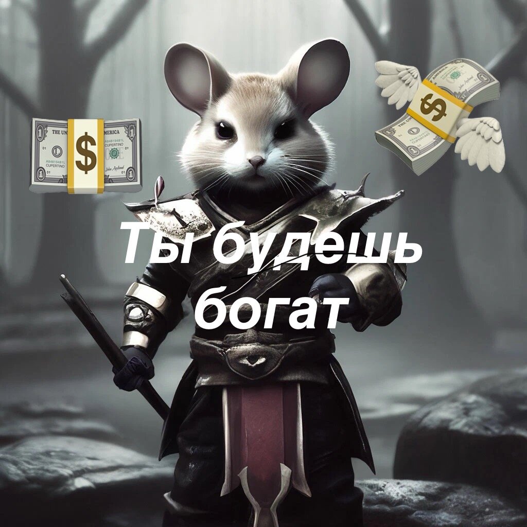 Богатый хомяк!