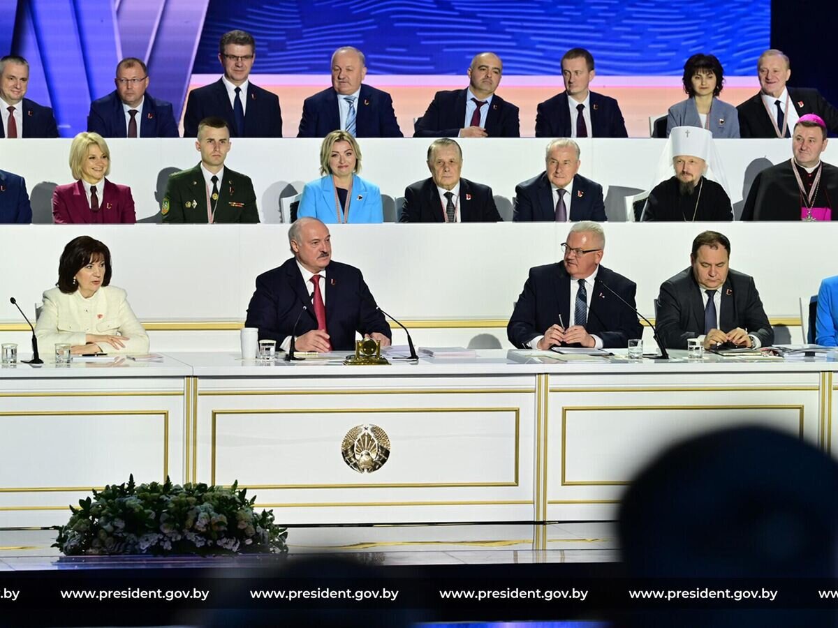    Заседание VII Всебелорусского народного собрания© Фото : Пресс-служба Президента Республики Беларусь