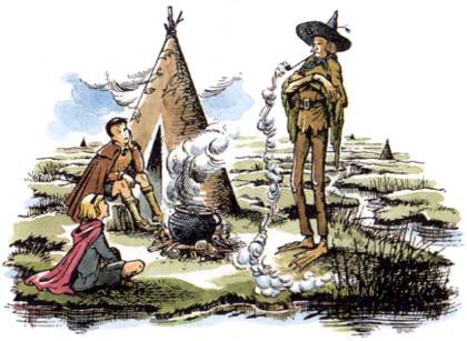 Троица в начале путешествия.