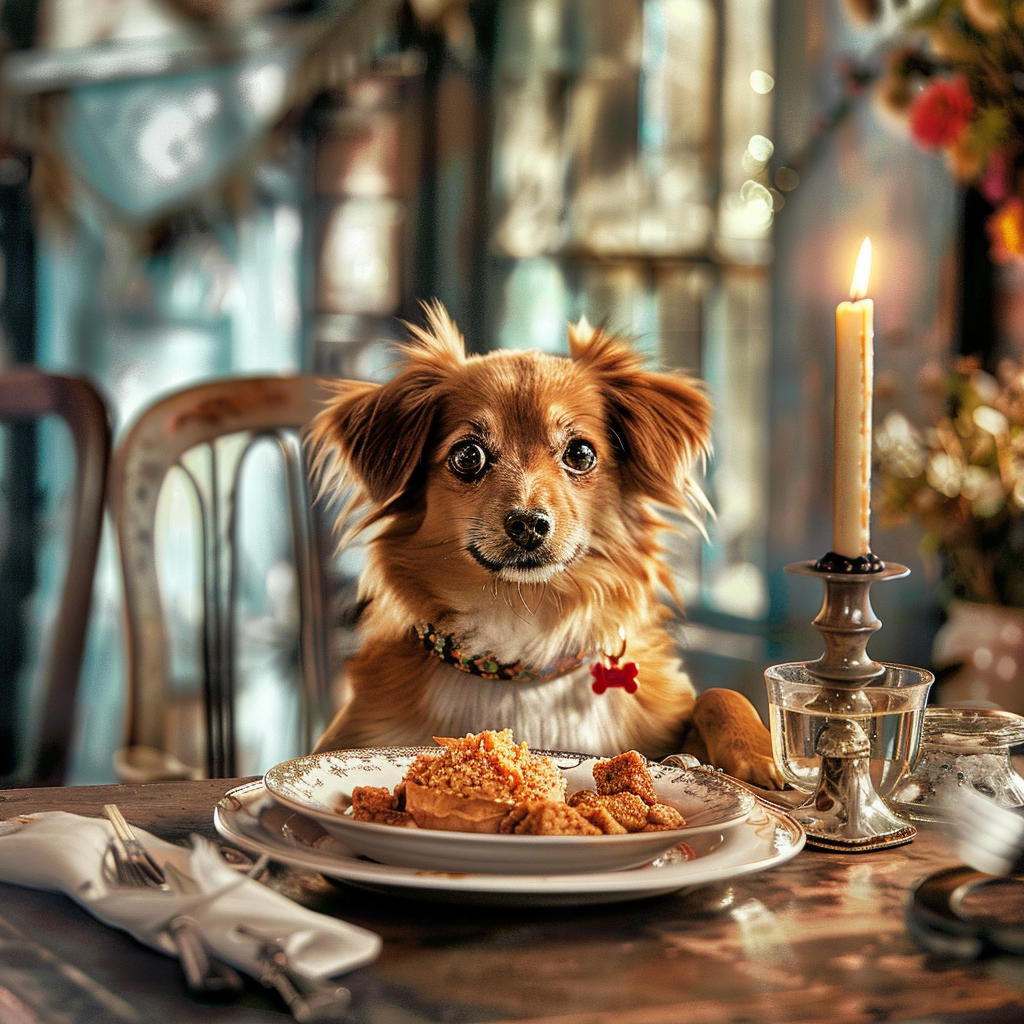 еда со стола для собак- вредно!