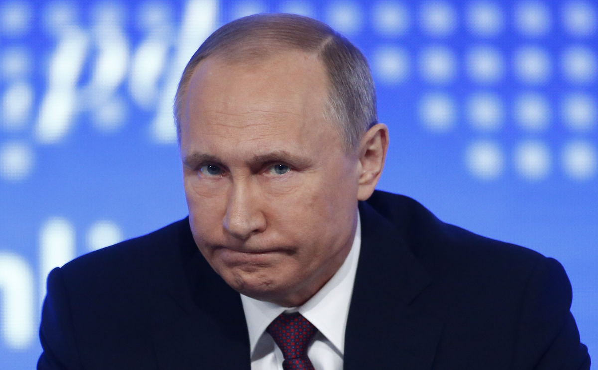 Президент России Владимир Путин выступил на съезде РСПП на форуме "Деловая Россия".