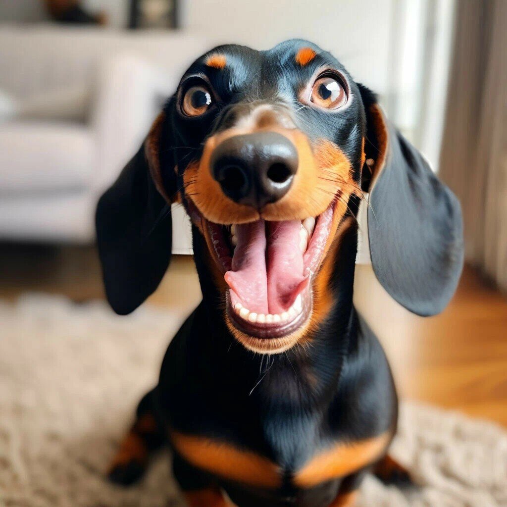 Радостный лай собаки