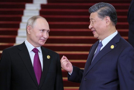    Владимир Путин и Си Цзиньпин