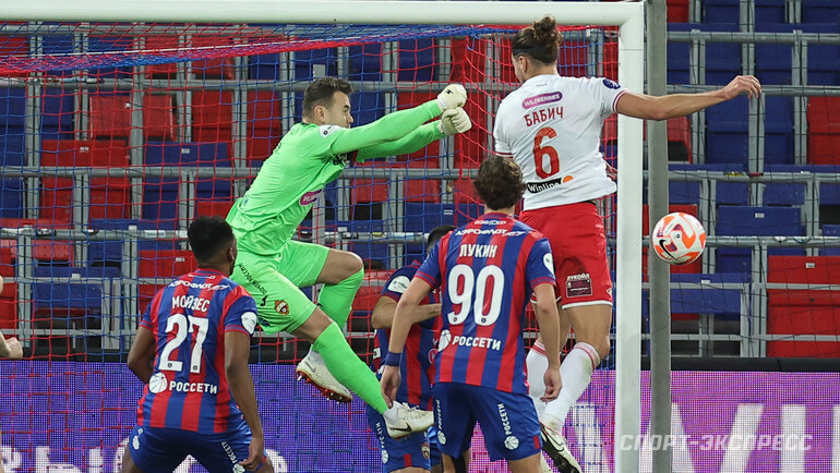    ЦСКА и «Спартак» не забили голов в центральном матче 21-го тура РПЛ.Александр Федоров