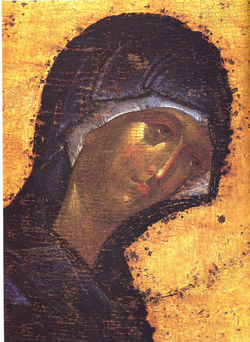 Феофан Грек. Богоматерь. 1405 год. Изображение из открытых источников.