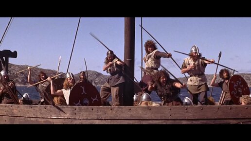 Стена щитов, абордаж корабля, битва за замок, викинги против англичан. Наверное самые реальные викинги в кино! | Викинги | Сражения в кино