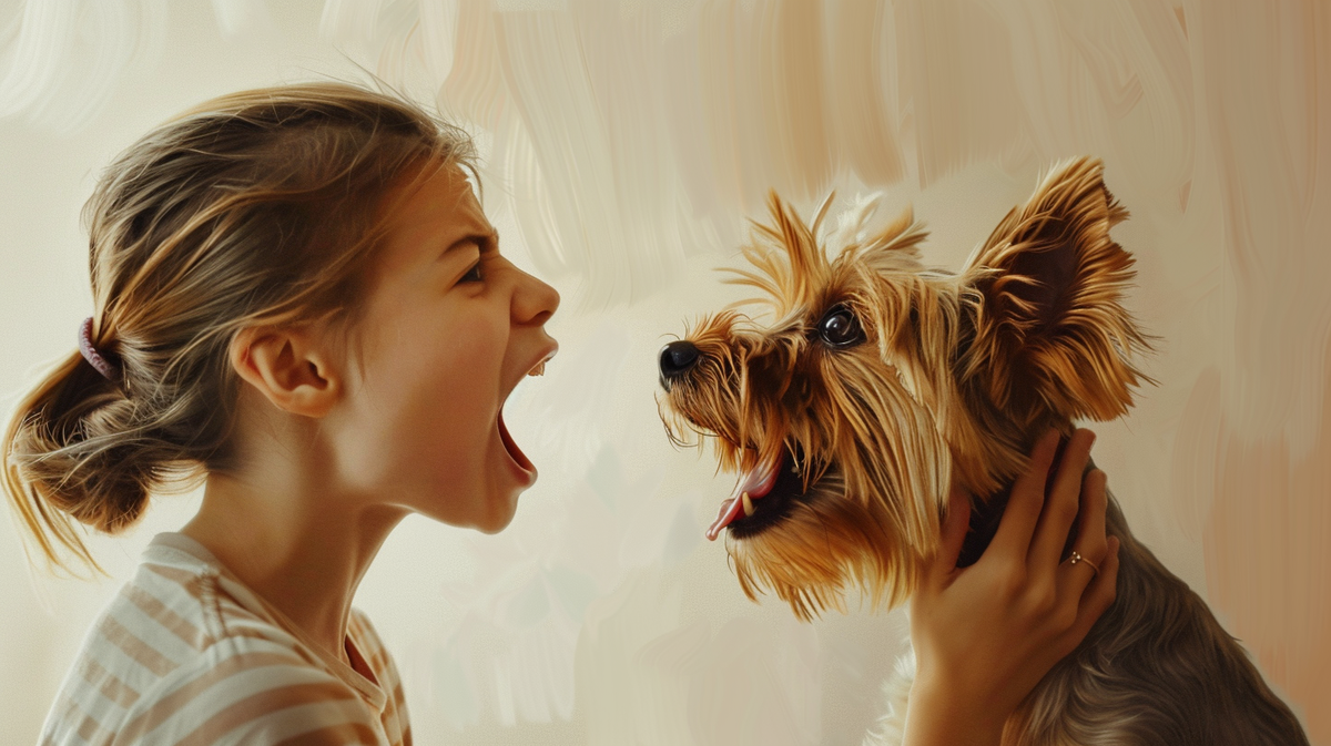 Кричать на собаку... Это действие, которое может иметь негативные  последствия как для собаки, так и для хозяина.