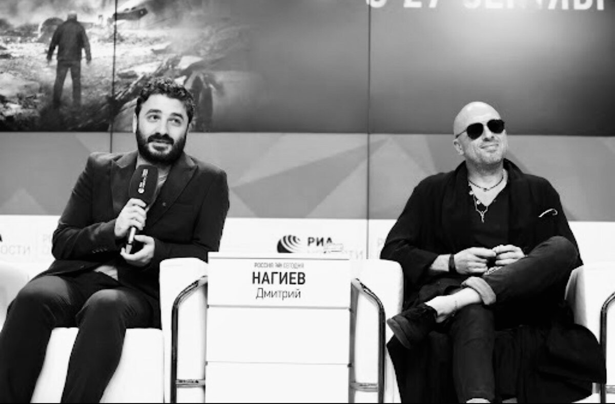 Сарик Андреасян и Дмитрий Нагиев на премьере фильма «Непрощённый»