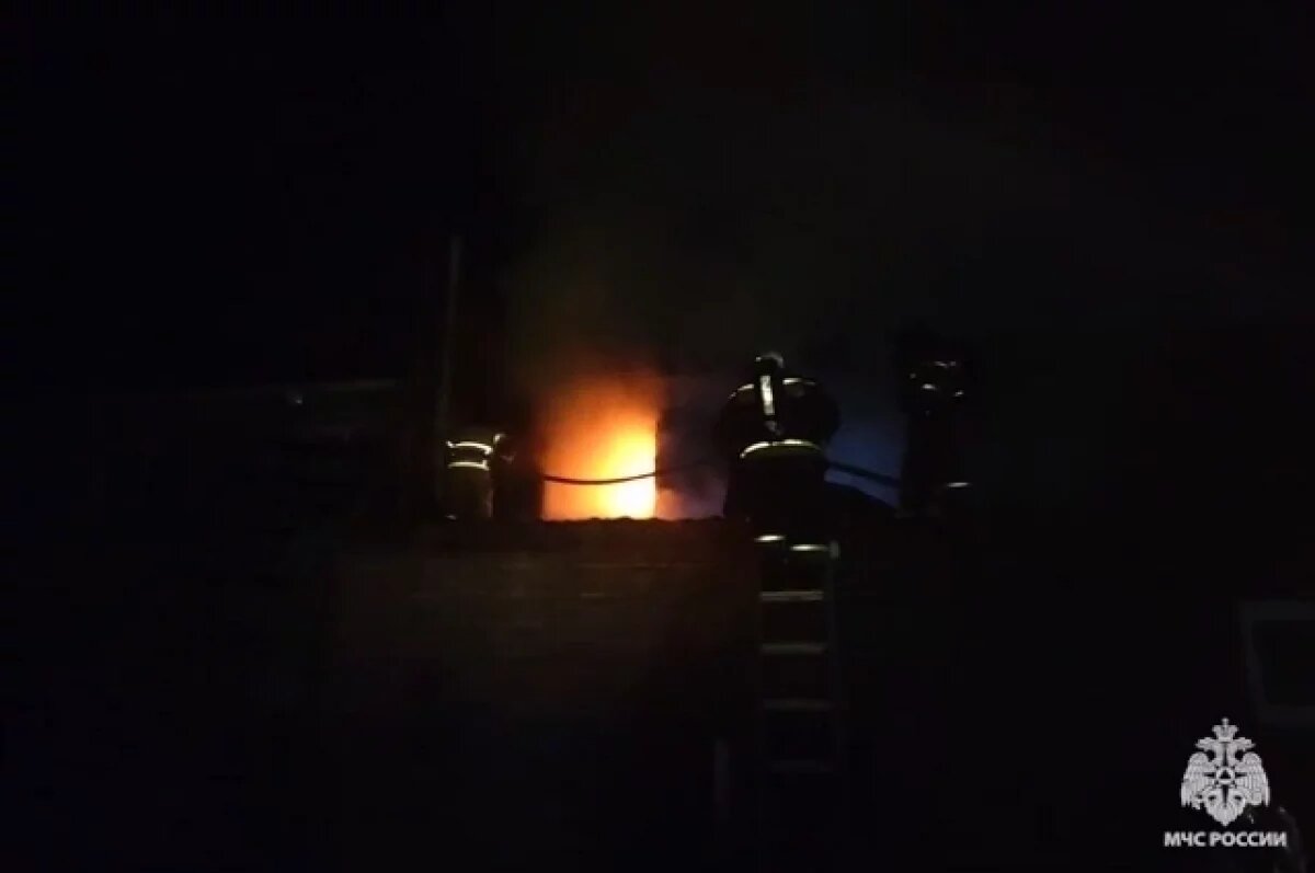    В Челябинске произошёл пожар в конно-стрелковом комплексе