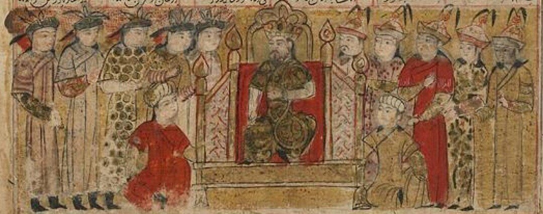 Йездигерд lll на троне с сыновьями, из интернета.