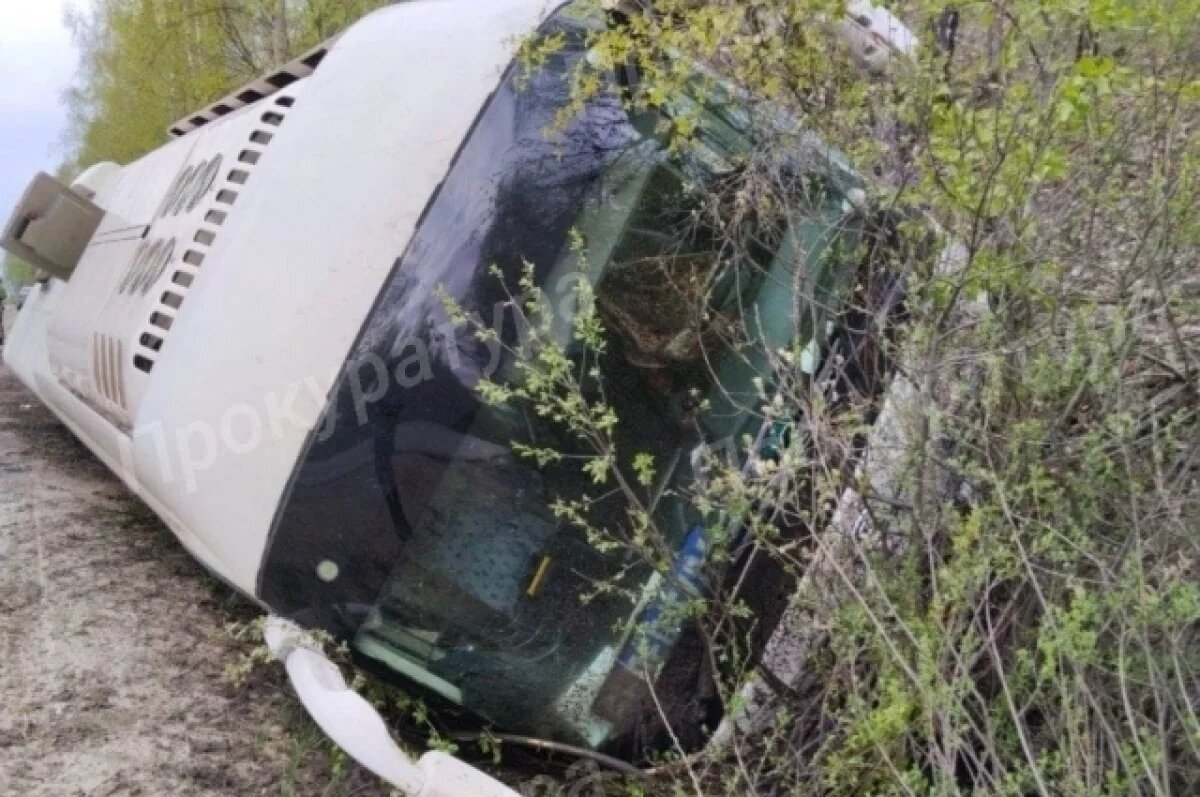    Следователи проводят проверку из-за ДТП с пассажирским автобусом под Тулой