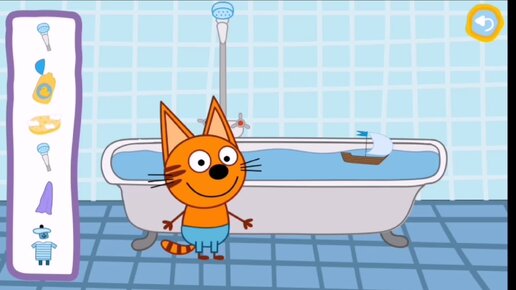 Мультфильм Игра для детей Три Кота 🐱🐱🐱 Кошачьи игры