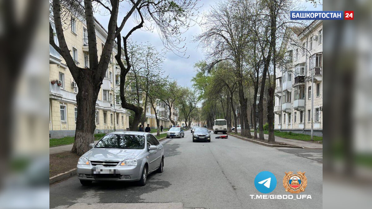 В Уфе водитель питбайка столкнулся со встречной машиной | Башкортостан 24 |  Дзен