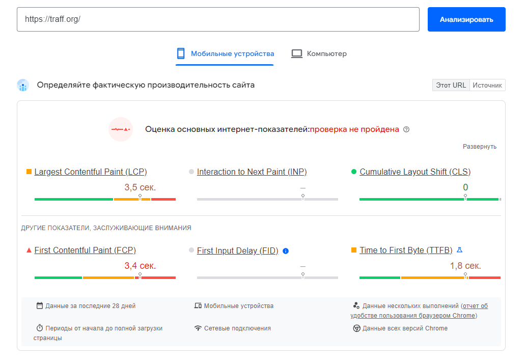 Google PageSpeed Insights