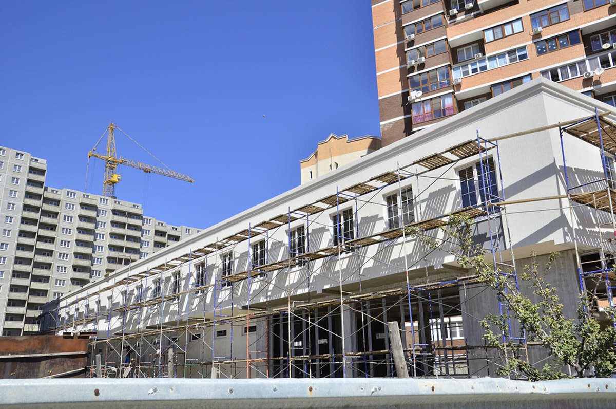 Строительство по архитектурному проекту 