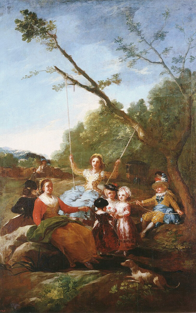 Франсиско Гойя «Качели», 1779 г.