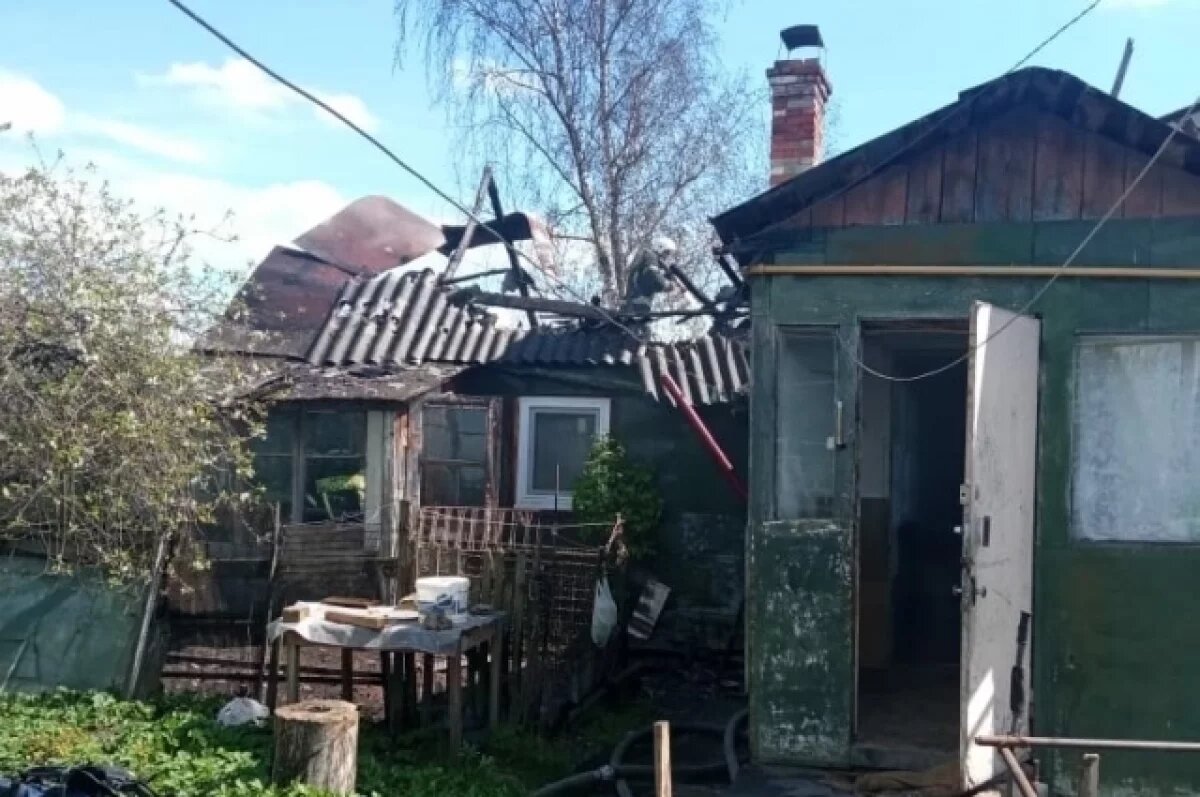    Пожилой мужчина получил ожоги на пожаре в Белорусском переулке в Брянске