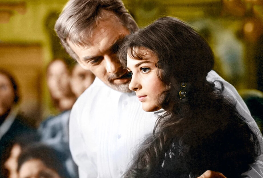 Светлана Тома с Алексеем Баталовым в фильме «Живой труп», 1968