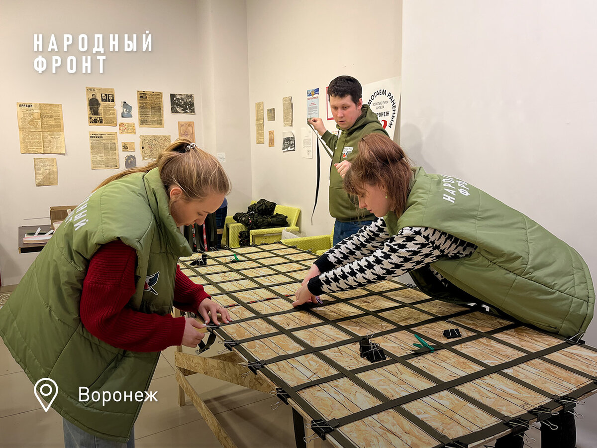 Стропы, шесть рук, стол-шаблон... | ОНФ в Воронежской области | Дзен