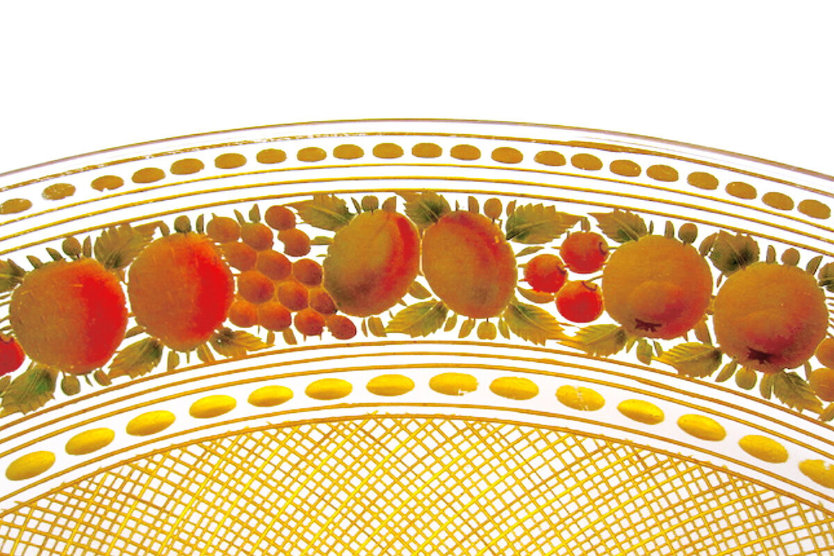 Ручная роспись эмалью. 1880 год, Moser