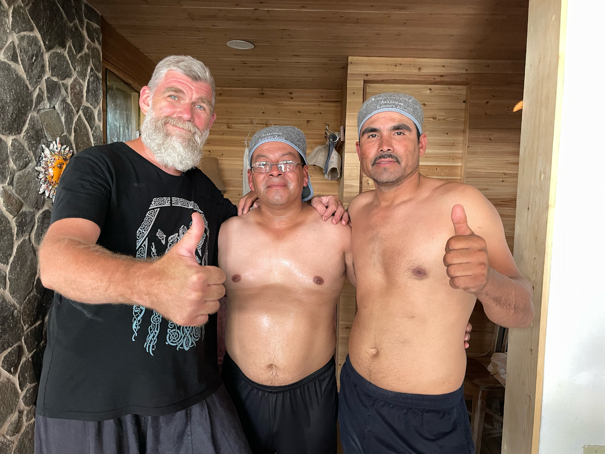 С учениками из Мексики