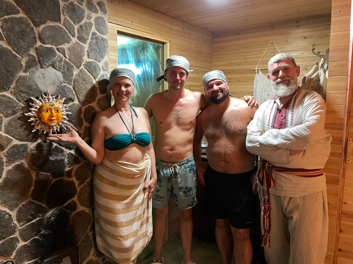 С учениками из США