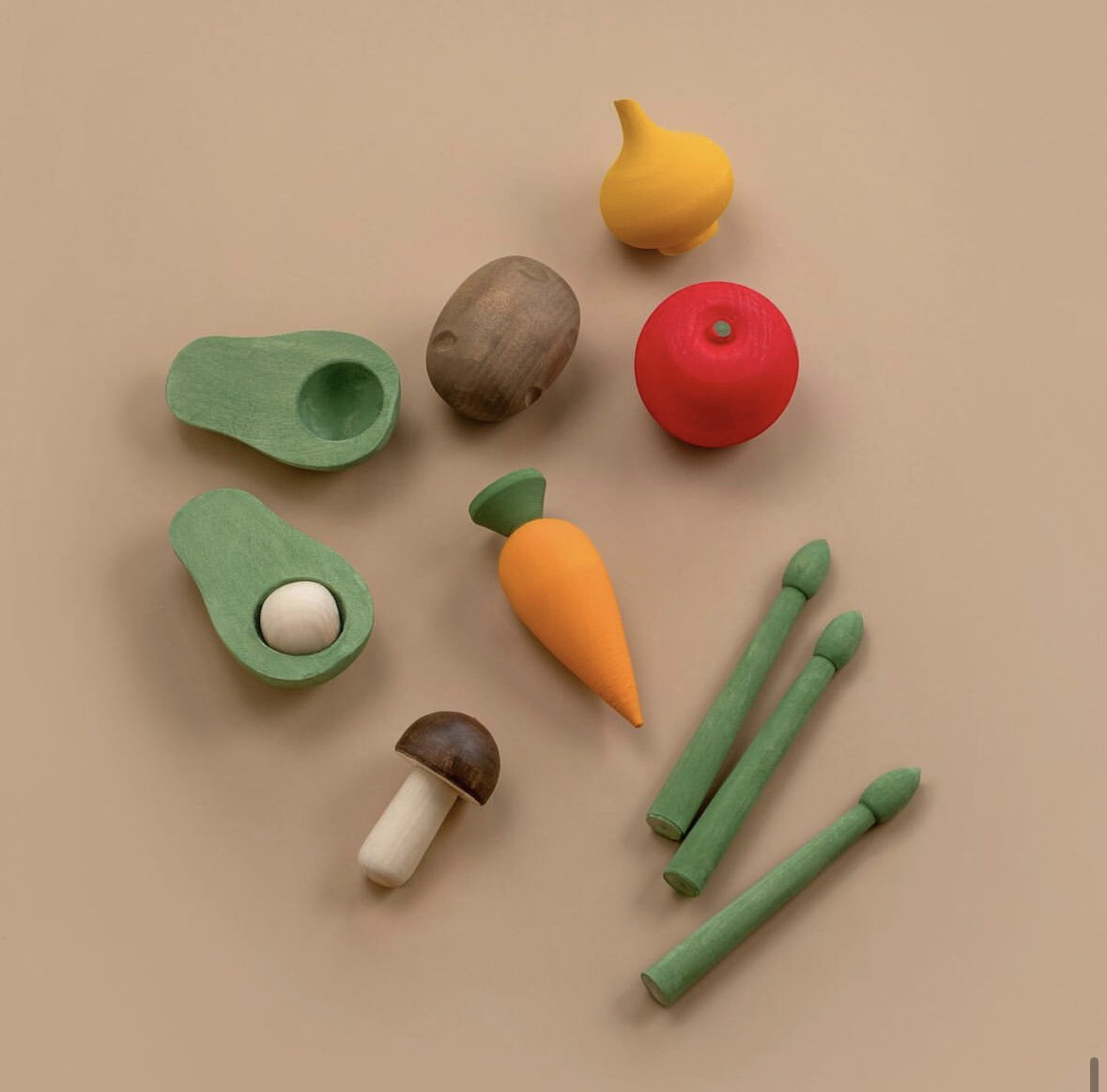 Набор деревянных овощей KOOKOONEK 