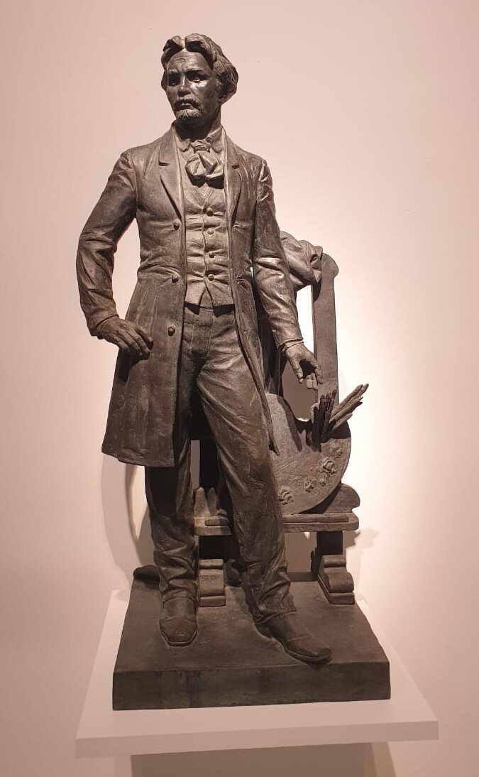 Михаил Переяславец (1949-2020) В.И.Суриков Рабочая модель памятника