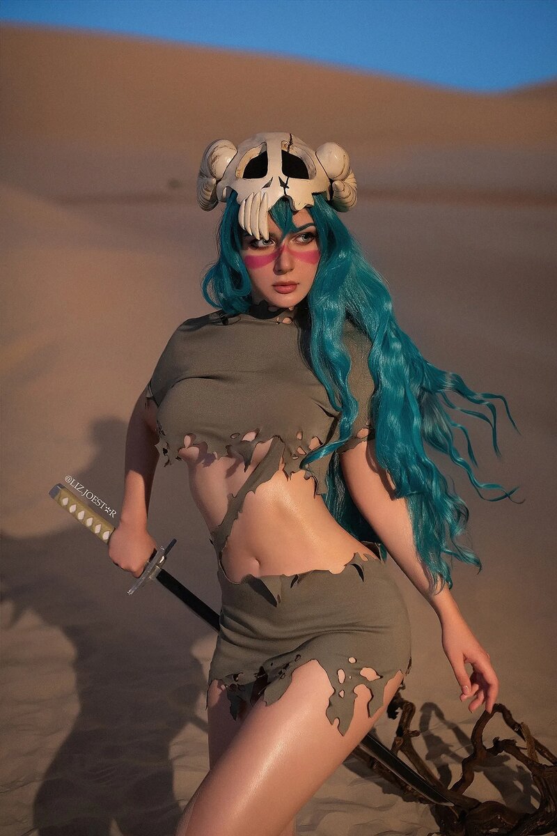 Liz Joestar  в образе Неллиэль ту Одершванк