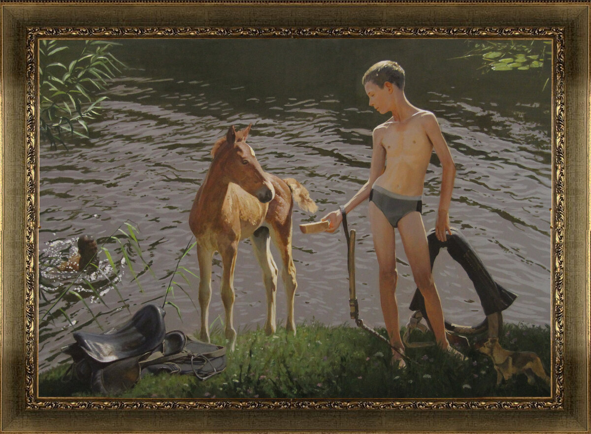 А.Подшивалов "Детство" 140х200см.х.м