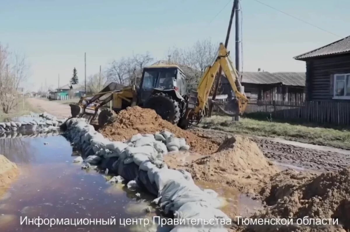    В тюменском селе Коркино из-за паводка эвакуировали 57 человек