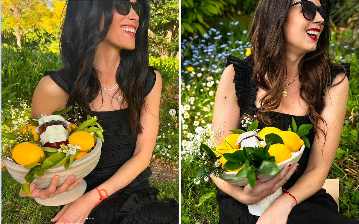 Найдите отличия... Слева Эбигейл Спенсер, подруга Меган, с "джемом от герцогини Сассекской", справа - Сара Рейни