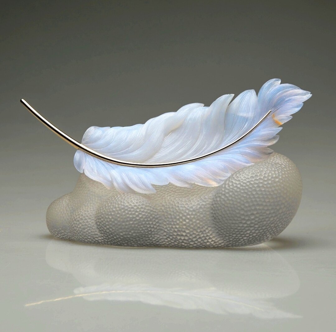 Камнерезная миниатюра "Легкость".