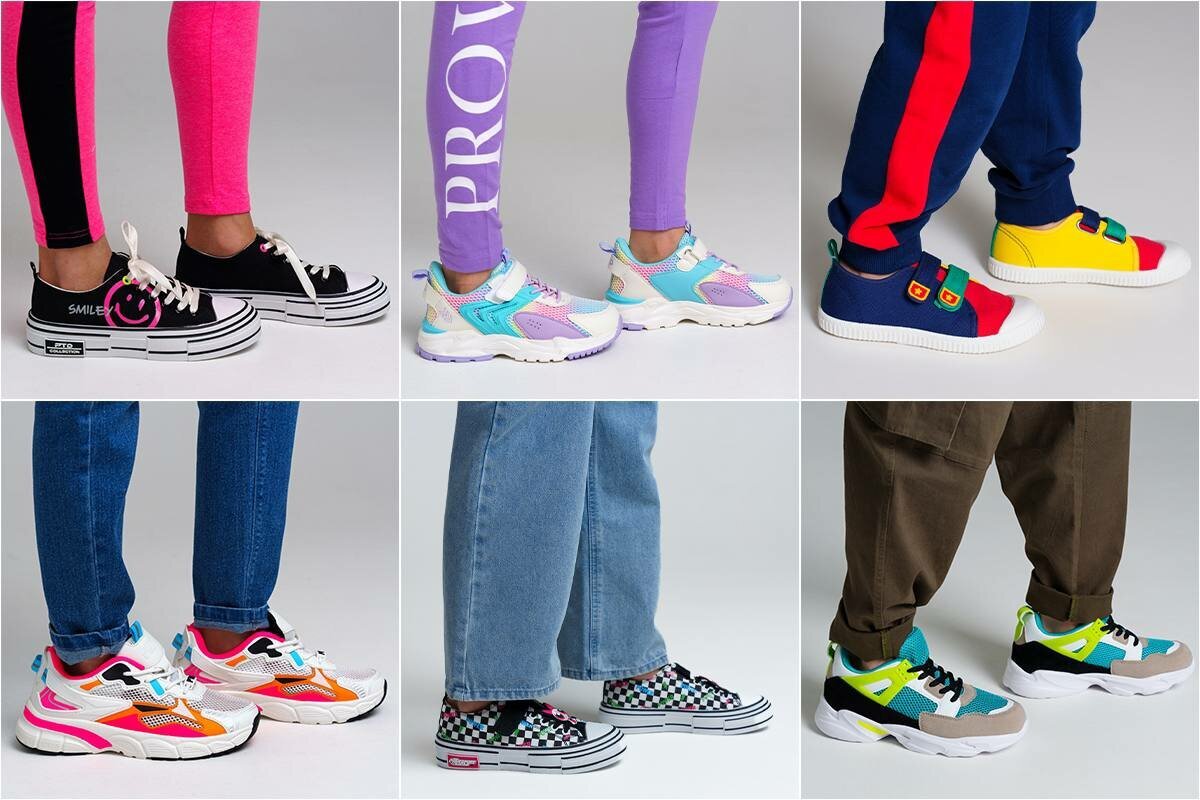 Часто родители подбирают обувь так, чтобы она подходила к любой одежде. Однако бренд PlayToday идет дальше.-2