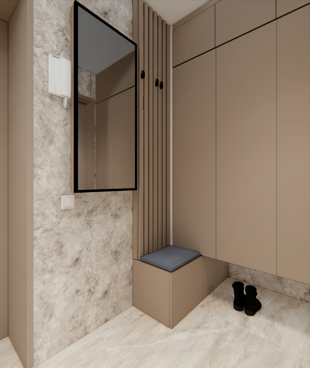 Зекрало тоже функциональное-за ним прячется счетчик и есть крчки для ложки и ключей