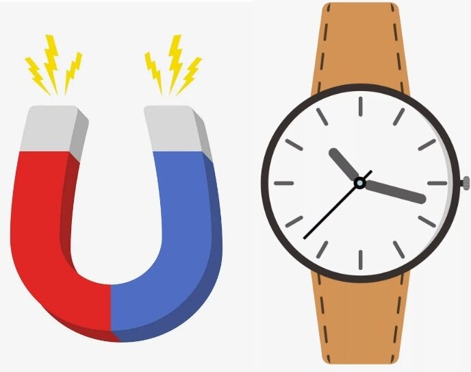 Часы намагнитились. Что делать?