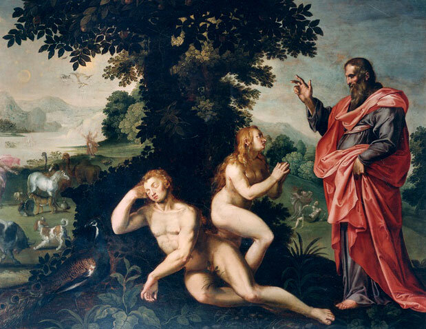 Рафаэль Кокси. «Создание Евы» (1586-1616)